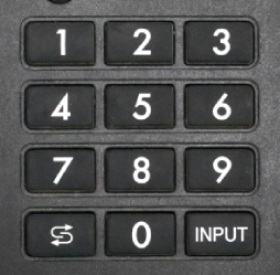 Zoomed TV Remote